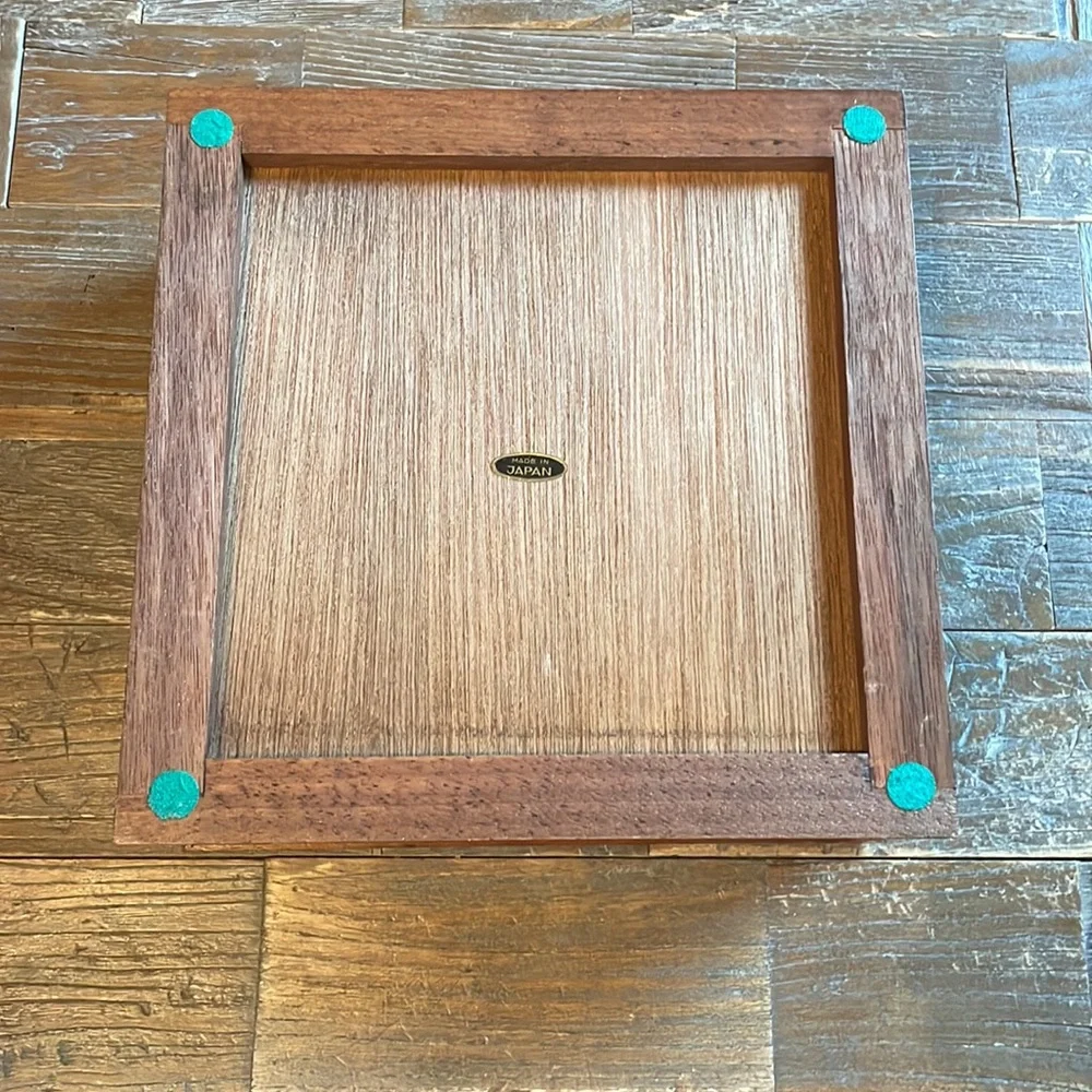 Vintage Wooden Square Jewelry Box🖤